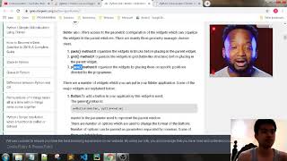 Python Tkinter | Part 5. Reviewing Widgets