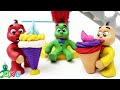 Baby Video Stop-Motions Baby-ice-creams Compilation-Cute Play Doh Baby Cartoons