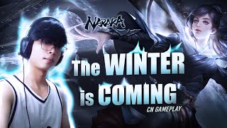 NARAKA: Bladepoint Pro #1 PEAK SEA gameplay | JUSTINA IS BRINGING THE WINTER TO THIS LOBBY