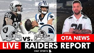Raiders OTA News LIVE + Raiders Rumors On Davante Adams & NFL Madden Simulation vs. Panthers