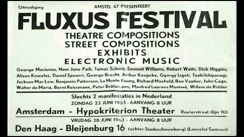 O que foi o movimento Fluxus marcando a alternativa correta?