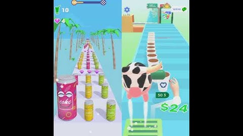 Juice 🍹🧃 Run Vs Coffee ☕ Stack- All Levels Gameplay Android,ios (Levels)#videogames  2021