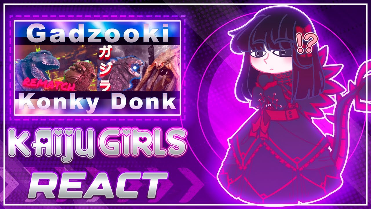 Kaiju Girls React to Gadzooki Vs Konky Donk Rematch - (🇲🇽/🇺🇲/🇧🇷) - Gacha Club