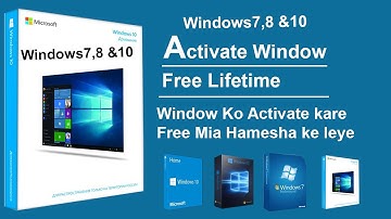 Activate Windows 10,8,7 Free Without any key new Trick 2020 in Urdu/Hindi by Computer Lovers.