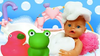 Baby doll evening routine - Baby Annabell doll’s night routine videos.