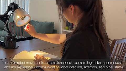 Apple ELEGNT - Pixar robotic lamp with AI