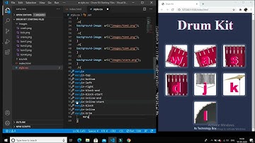 Learn How To Make Drum Kit Website || HTML, CSS, JS || Guided by Dr. Angela Yu || UDEMY||
