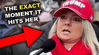 Trump Supporter GLITCHES When She Realizes Trump LIED