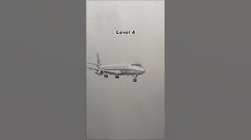 5 Levels of Airplane Drawing: How to Draw an Airplane