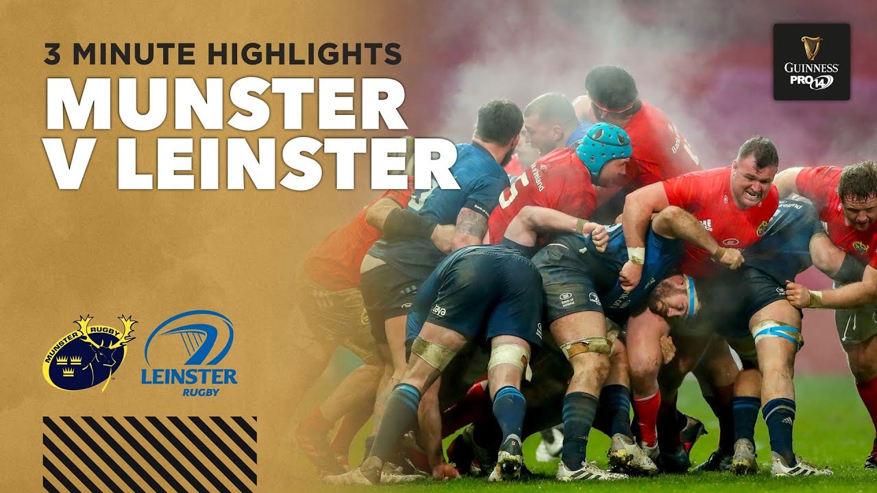 3 Minute Highlights Munster v Leinster Round 9 Guinness PRO14 2020/21 