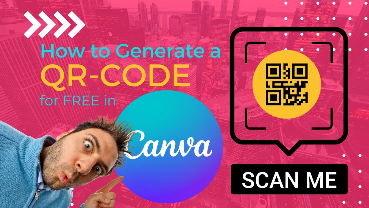 How to generate a QR code, with Canva - YouTube