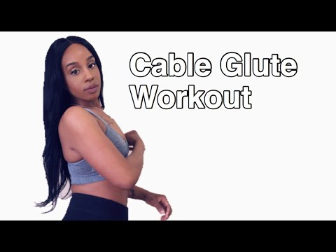 Best Exercise to Build Your Glutes | Cable Only Glute Workout | Fit ...