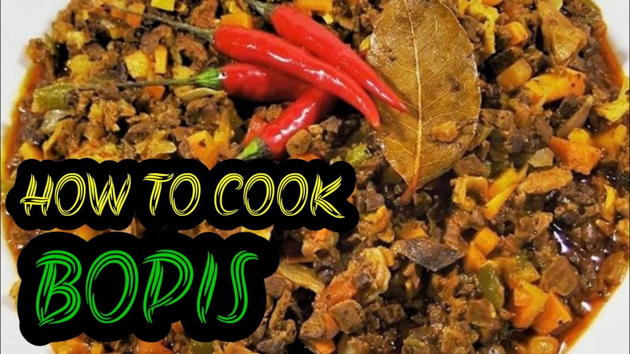 HOW TO COOK BOPIS YouTube