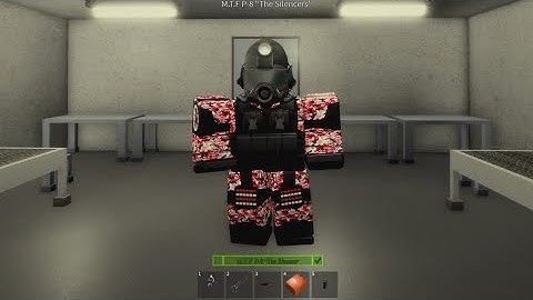 Roblox SCP M.T.F Psi-8 “The Silencers” Operator (Avatar Build)