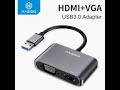 Convertidor Usb 3.0 A Hdmi Vga 1080p 2 En 1 | Hagibis | Unboxing | Tests