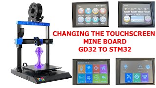 How To Change The Touchscreen Mine Board From MCU GD32 To STM32 Custom Firmware Artillery SD X2