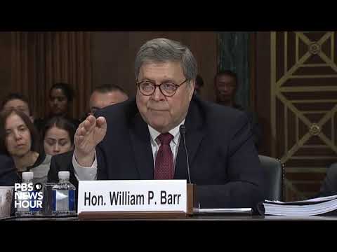 The only minute of the Barr hearing that mattered. No obstruction