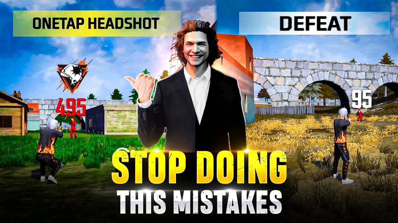 5 One Tap Mistakes In Free Fire 2024 ! (YOU MUST AVOID) 😔