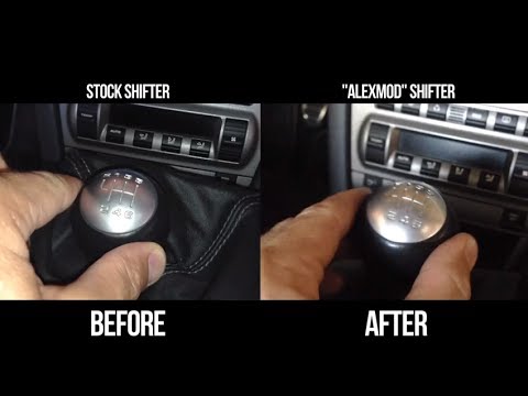 How To Eliminate Play From Your Porsche Factory Shifter