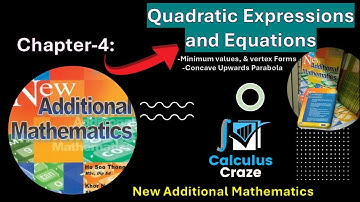 Minimum Value || Quadratic Expressions & Equations || Vertex Form || Concave up Parabola equation
