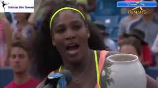 ᴴᴰSerena Williams vs Simona Halep Cincinnati Final Highlights*2015*