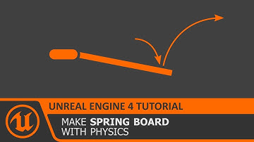 UE4 Physics Trampoline - Spring Board Tutorial How To