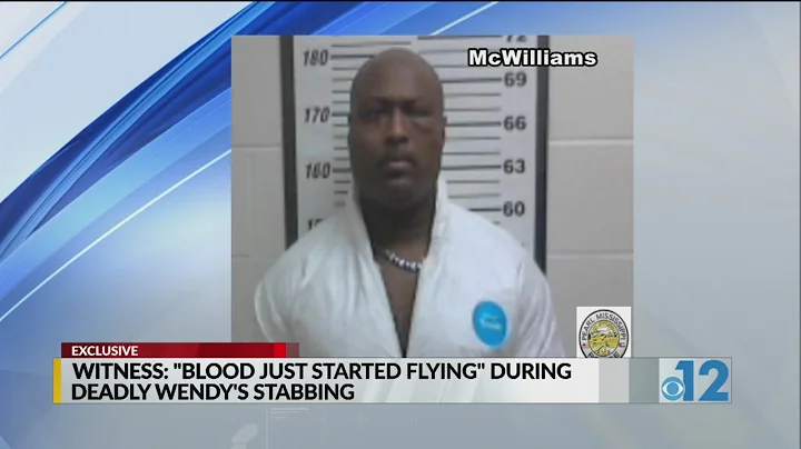 Witness speaks after deadly stabbing at Wendy's