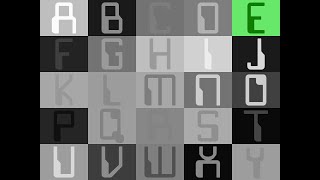Artistic Alphabet, Color Series, E @AppleKid