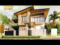 SMALL HOUSE DESIGN -  (11X8) WITH 180 SQM FLOOR AREA 2 STOREY HOUSE WITH 5 BEDROOMS AND 4 BATHROOMS