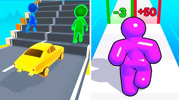 Shape shifting | Tall Man Run - NEW MAX LEVEL Android iOS Mobile Gameplay