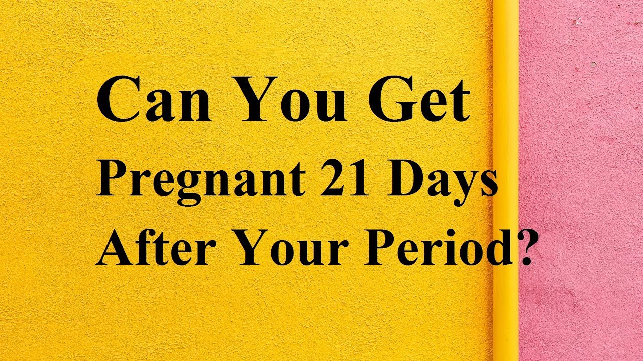 How many days after your period can you get pregnant?