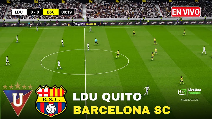 🔴 EN VIVO: LDU Quito vs Barcelona SC | LigaPro | Partido completo simulación eFootball