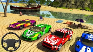 Floating Water Surfer Car Driving Game - Beach Racing Car Game - Android Gameplay screenshot 4