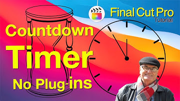 Countdown Timer without Plug-ins Final Cut Pro 10.6