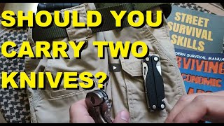 Why do I carry TWO knives as my EDC⁉️😲