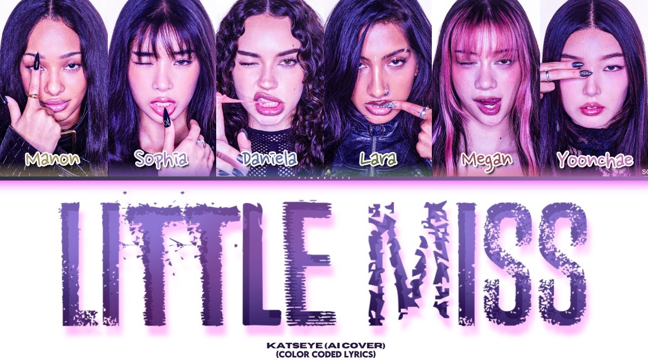 [AI COVER] KATSEYE (캣아이) - 'Little Miss' | GIRLSET (Color Coded Lyrics)