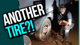 Exploring Apache Junction AZ // RV Tire Mishap