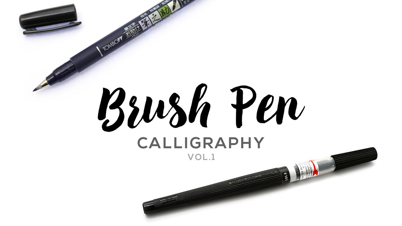 Pentel Brush Pen Paint Brushes  Pentel Calligraphy Brush Pen