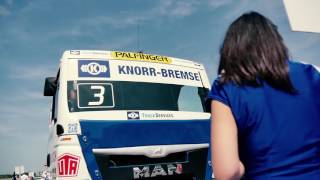 Jochen Hahn in Action beim Truck Race – Serienprodukte von Knorr-Bremse im Extremtest