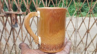 How to make Bamboo Coffee Mug.