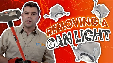 How to remove a can light | WITHOUT attic access
