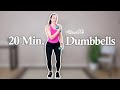 Senior fitness 20 min full body dumbbell workout  intermediate level