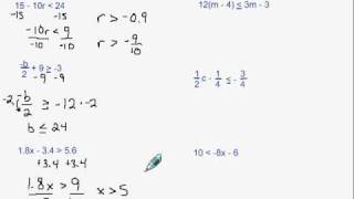 Solving Multi-Step Inequalities