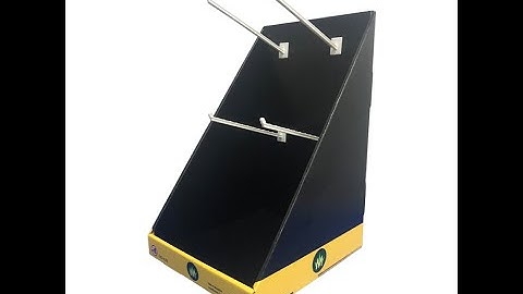 Custom Cardboard Hooks Peg Counter Box PDQ Display!-Contact Us: www.popdisplay.me info@popdisplay.me