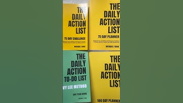 Start the new year with the Daily Action List book series