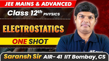 Electrostatics in 1 Shot - All Concepts Covered | JEE Main & Advanced | Class 12 Physics
