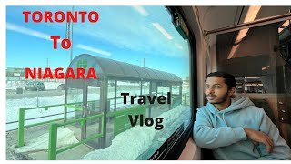 TORONTO TO NIAGARA BY GO-TRAIN & BUS | INTERNATIONAL STUDENTS IN CANADA | TRAVEL VLOG | LOST INDIAN