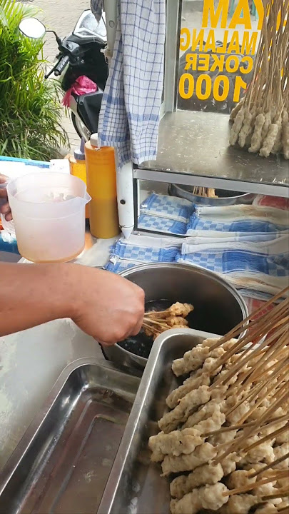 sempol ayam khas malang 🐔 ide jualan omset usaha jutaan rupiah per hari 🤩 #chicken