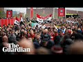 Manchester United fans march to Old Trafford to demand 100% sale