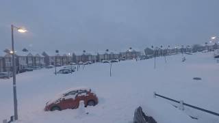 The Beast From The East and Storm Emma Timelapse